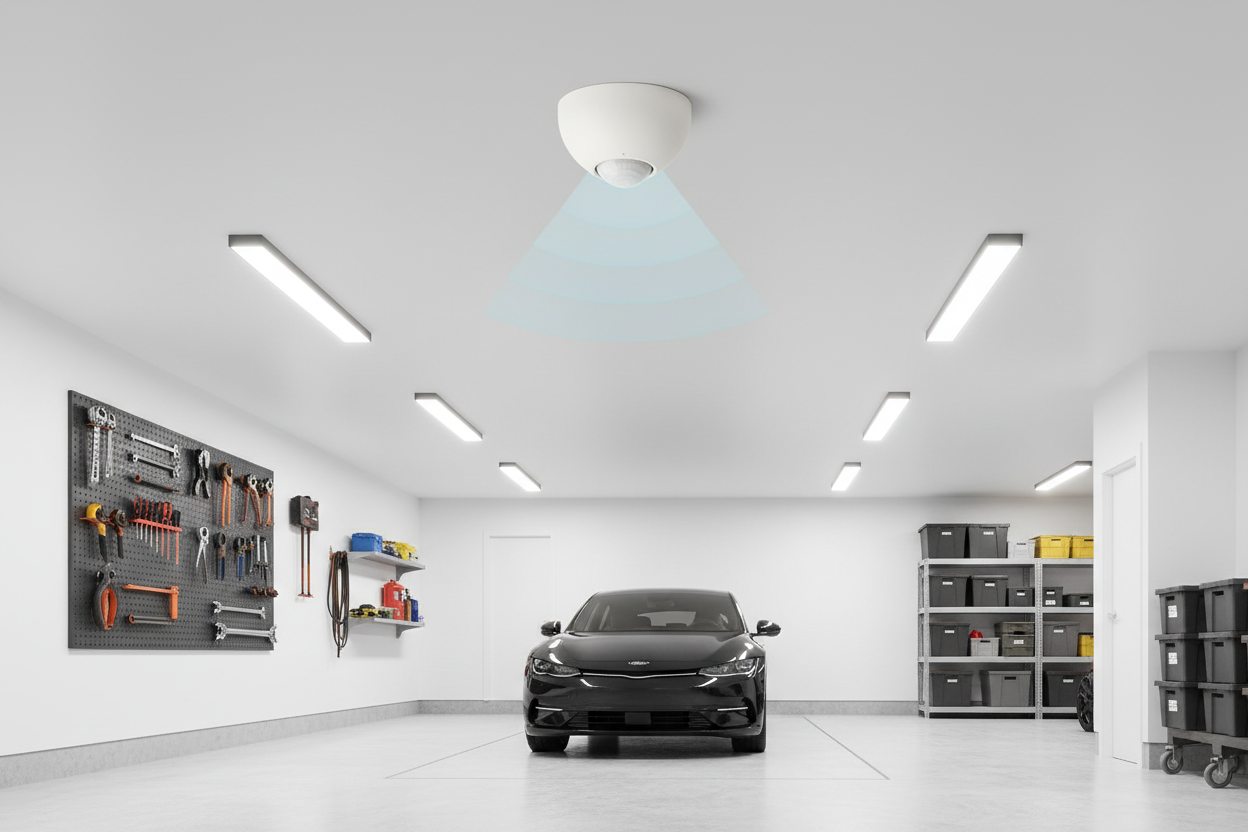 Ceiling Mount PIR Motion Sensor - Garage Lifestyle