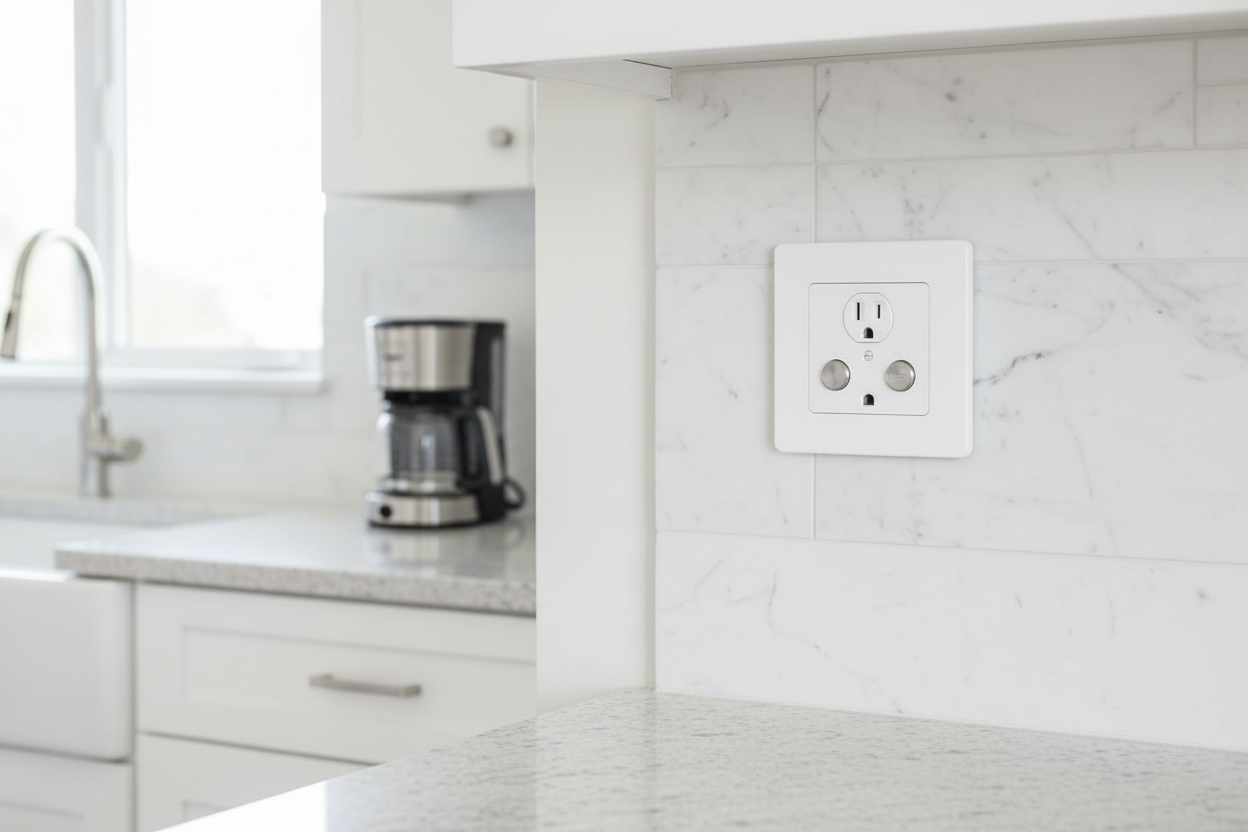 GFCI Outlet - Kitchen Lifestyle