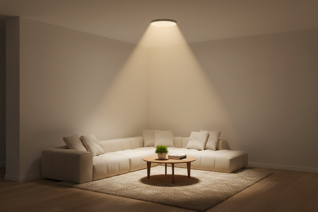 LED BR30 Recessed Flood Light - Living Room Lifestyle