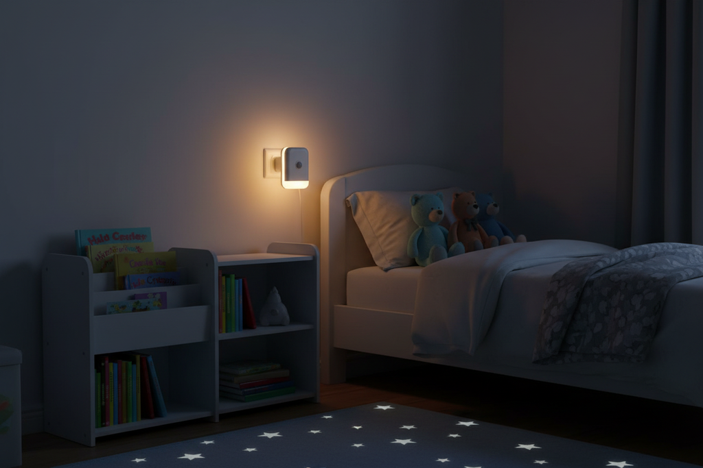Motion Sensor LED Night Light - Kids Bedroom Lifestyle