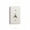 Brushed Nickel Decorative Toggle Switch
