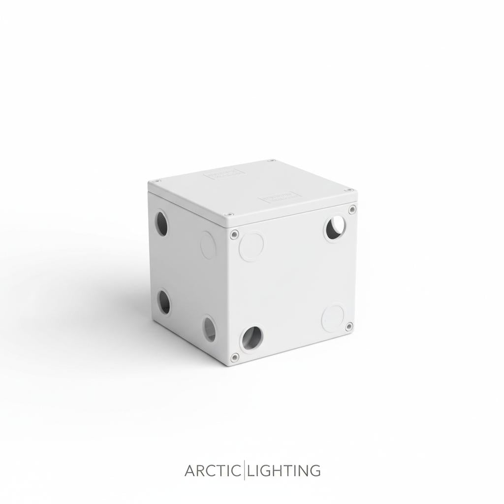 PVC Junction Box 4x4 with Knockouts