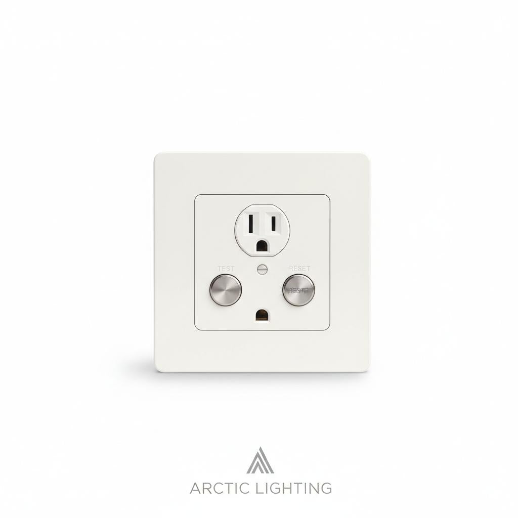 GFCI Outlet 15A Tamper-Resistant White