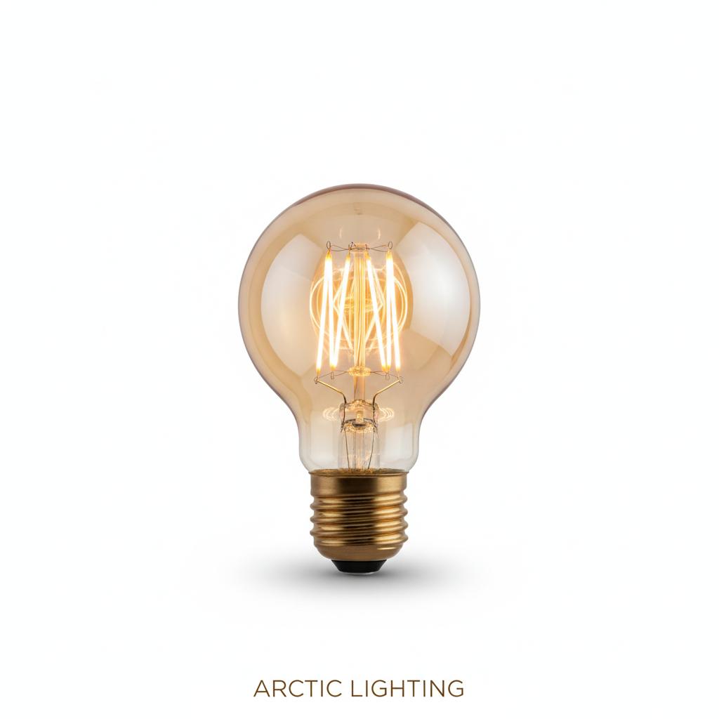 LED Edison Filament Bulb A19 Dimmable 60W Equivalent