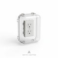 Weatherproof Outdoor Outlet Cover While-in-Use Clear