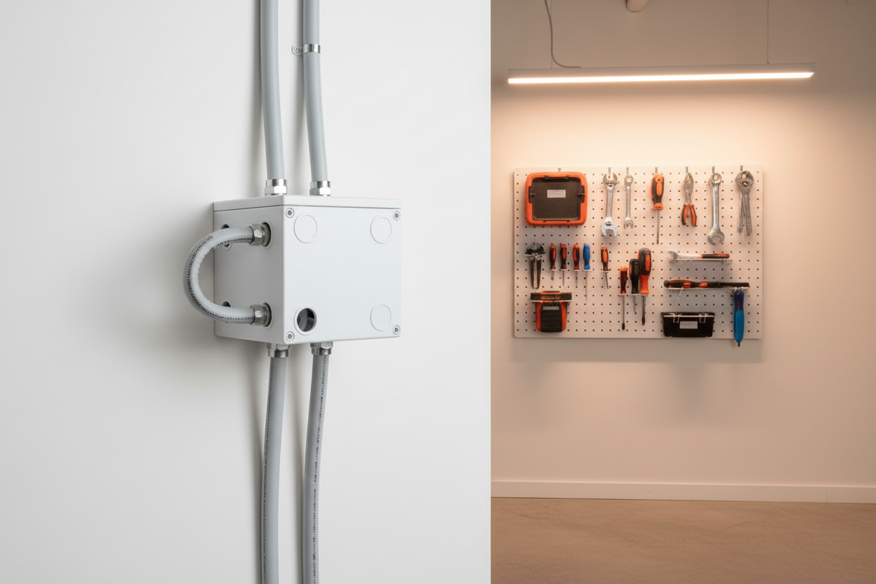 PVC Junction Box 4x4 - Workshop Lifestyle