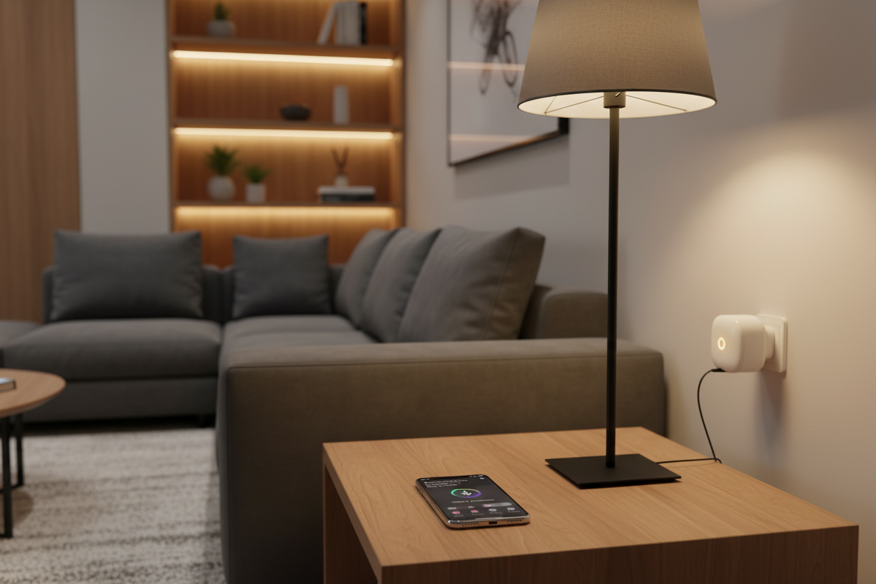 Smart WiFi Plug - Living Room Lifestyle