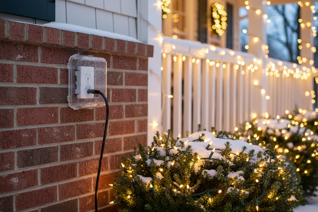 Weatherproof Outdoor Outlet Cover - Holiday Lifestyle