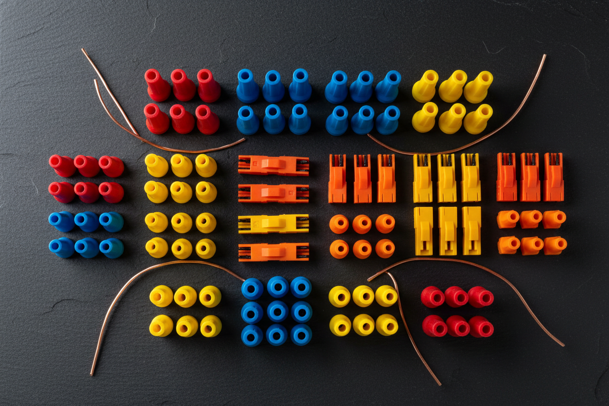 Wire Connector Assortment - Flat Lay